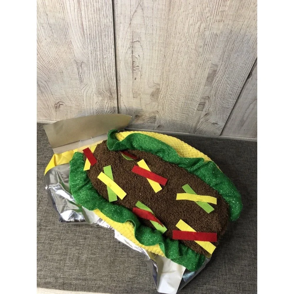 Pet Dog Cat Halloween Costume Taco Size Medium 17